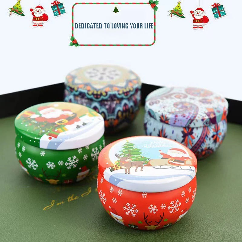 Christmas Candle Containers
