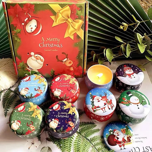 Christmas Candle Containers