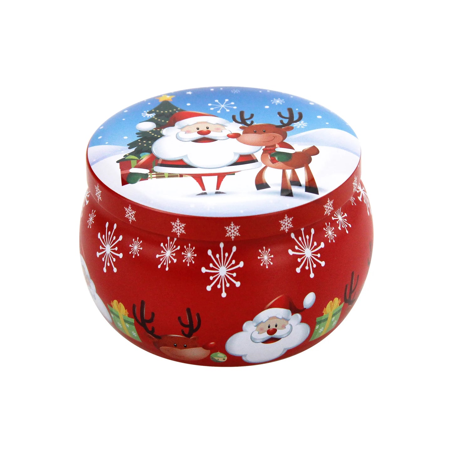 Christmas Candle Containers