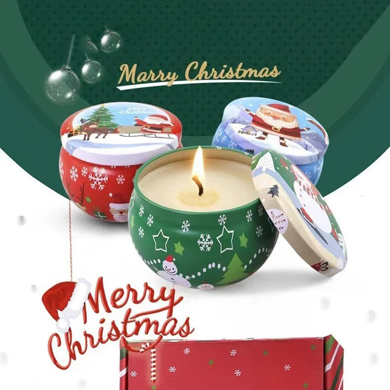 Christmas Candle Containers