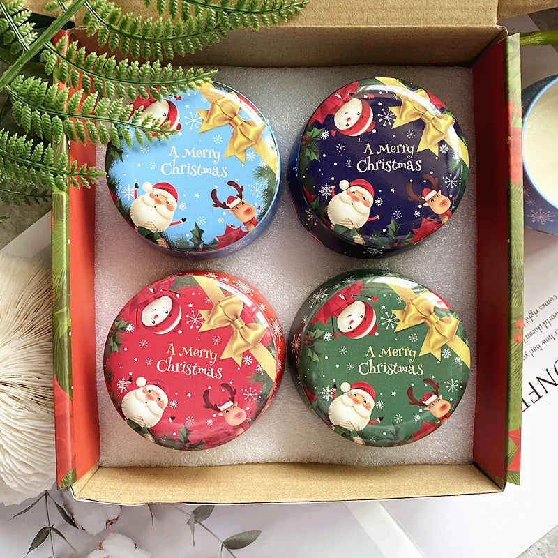 Christmas Candle Containers